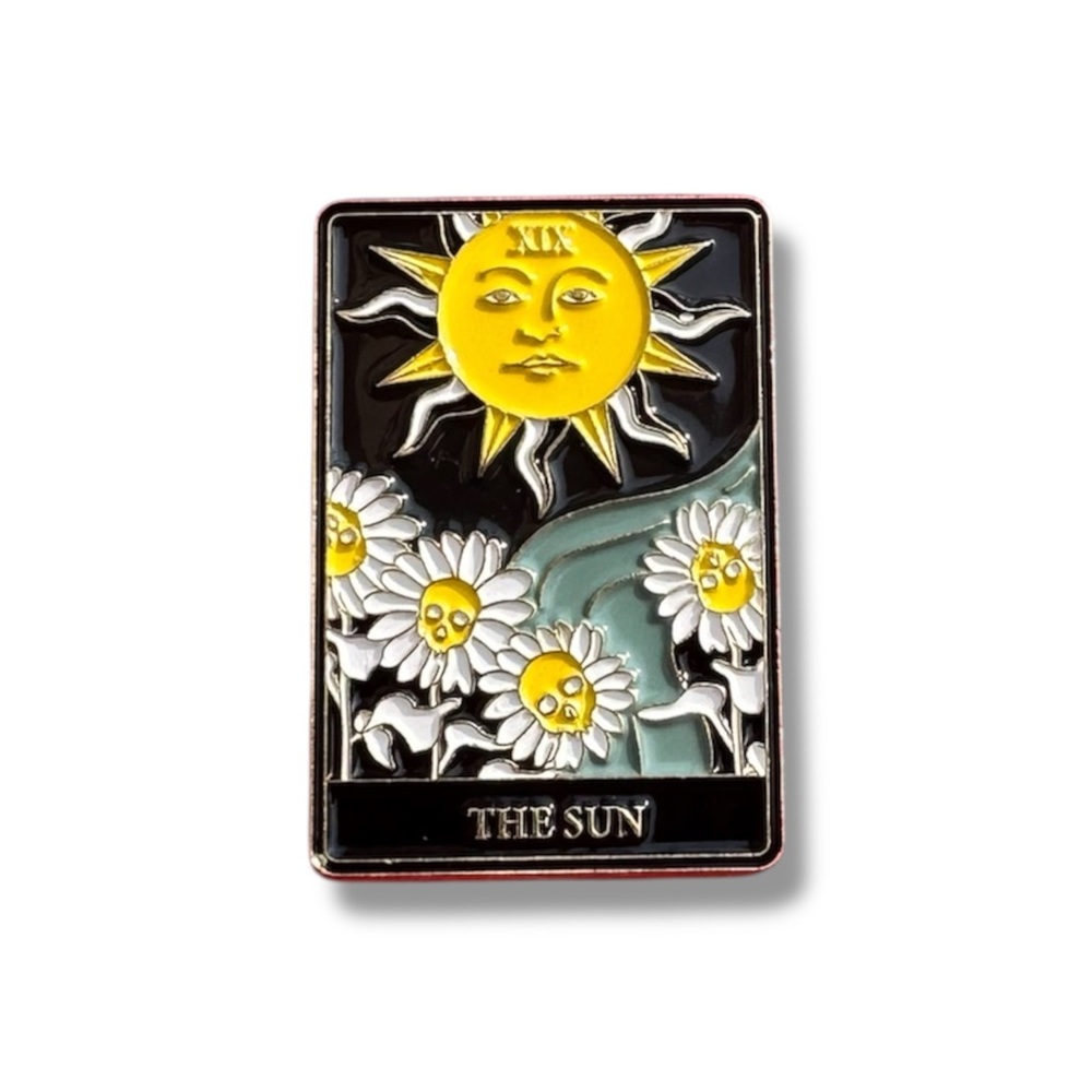 2/$15 🛍️ Sun Tarot Card Enamel Pin Brooch